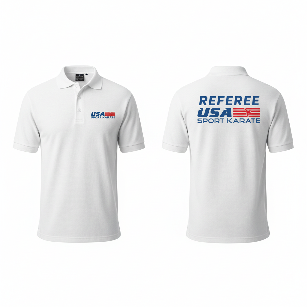 Clean Referee Polo Product Shot