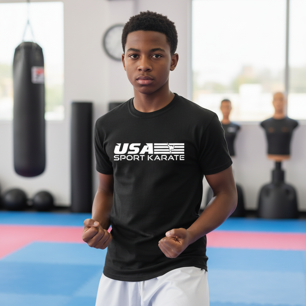 Youth T-Shirt - Black with Logo